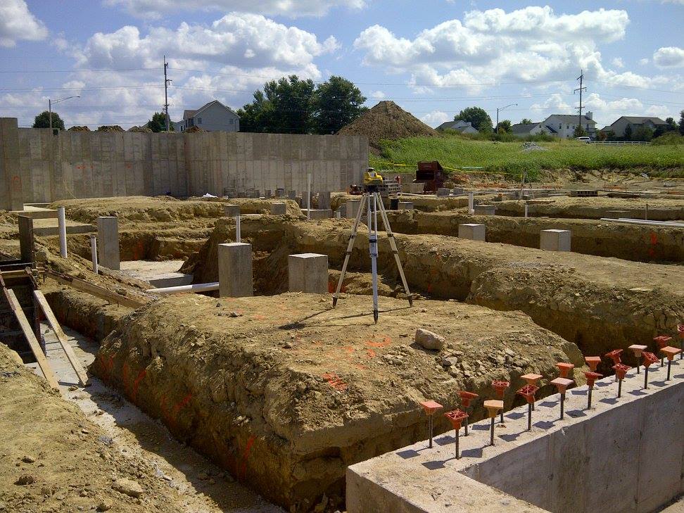 Hickory Grove School Building Foundation